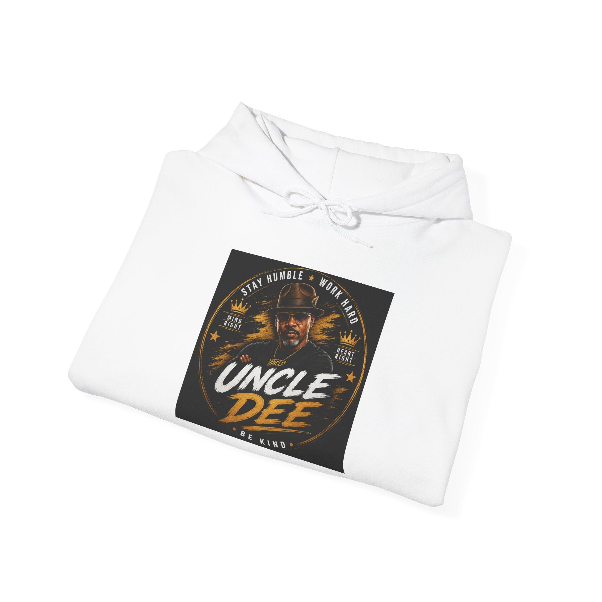 Uncle Dee Bear Hoodie — Retro Streetwear Teddy Graphic Pullover