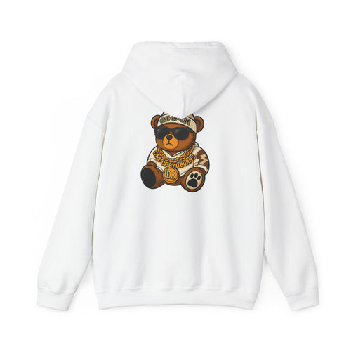 Burns Apparel  Bear Hoodie — Retro Streetwear Teddy Graphic Pullover