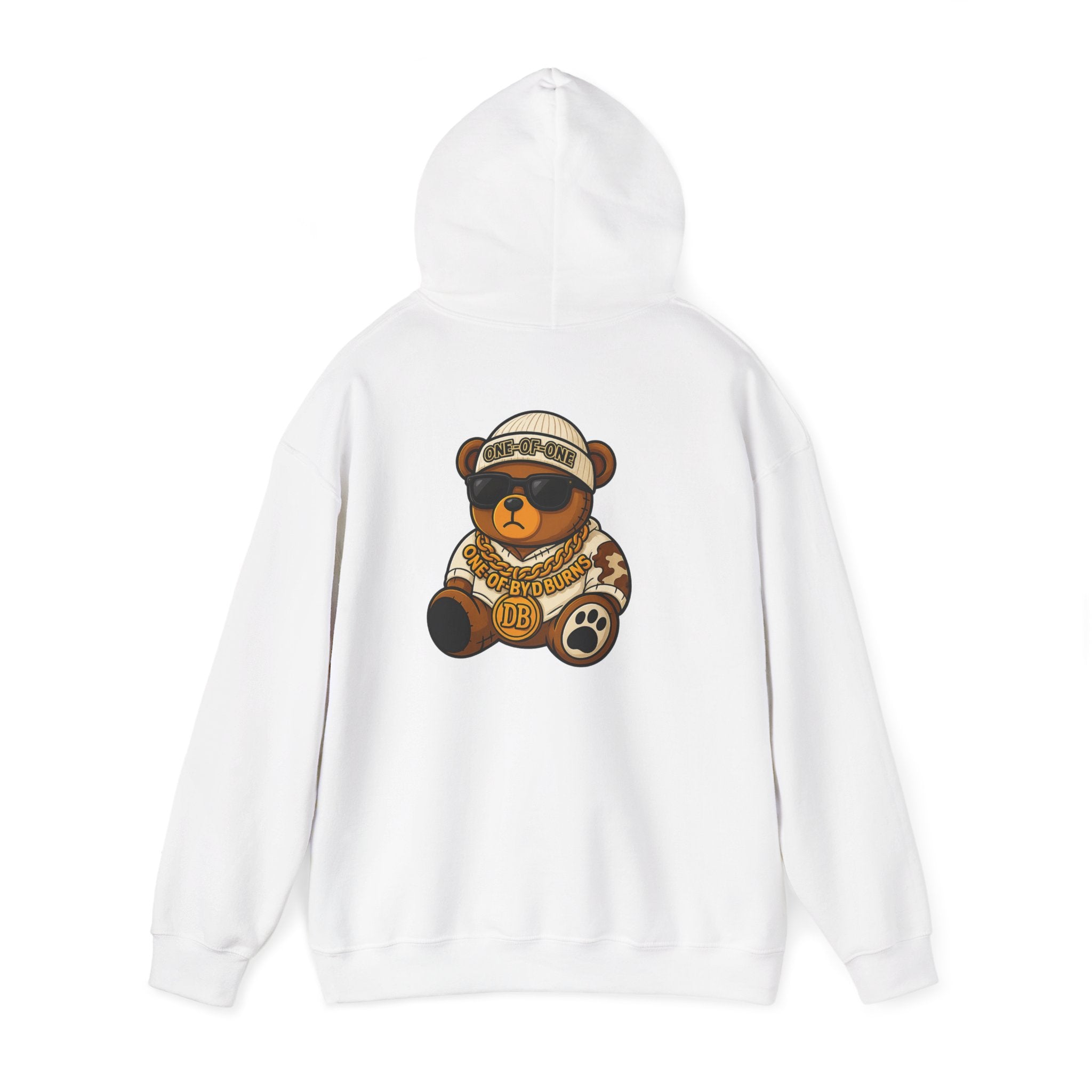 Uncle Dee Bear Hoodie — Retro Streetwear Teddy Graphic Pullover