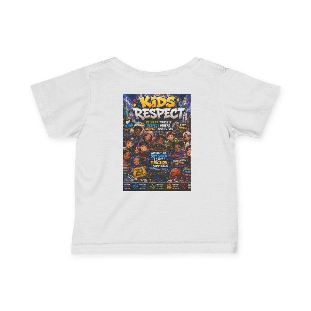 Kids Respect Gamer Shirt – Respect Yourself Respect Others Gaming T-Shirt – Positive Character Education Graphic Tee for Boys & Girls by D.B